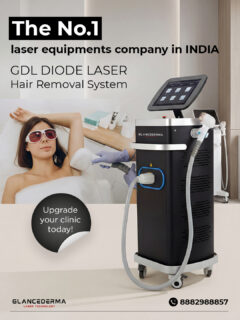 Upgrade your clinic with Indiaβs trusted laser technology.
The GDL Diode Laser Hair Removal System delivers fast, safe, and effective hair reduction for all skin types. Designed for performance, comfort, and long-term results.
Choose reliability. Choose results.
Book a demo today.